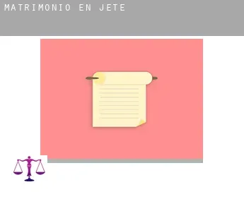 Matrimonio en  Jete